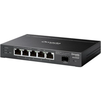 Коммутатор управляемый TP-Link SG2206MP Omada 6-портовый гигабитный Smart с 4 портами PoE+ 