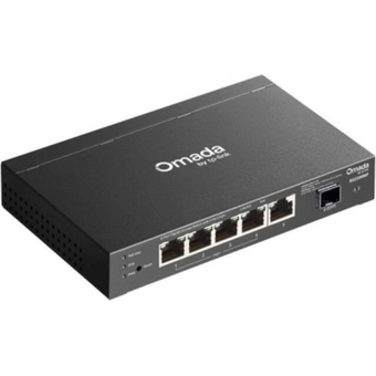  Коммутатор управляемый TP-Link SG2206MP Omada 6-портовый гигабитный Smart с 4 портами PoE+ 