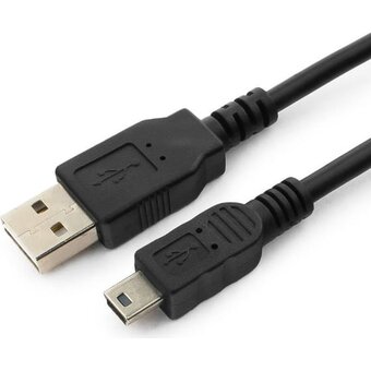  Кабель Gembird Cablexpert CC-5PUSB2D-1M USB 2.0, мультиразъем USB, AM/miniB 5P, 1м, пакет 