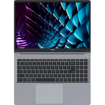  Ноутбук TECNO Megabook K16S K16SFA (4894947110801-Win11) Ryzen 5 7535HS 16Gb SSD 512Gb AMD Radeon Graphics 16 WUXGA IPS Cam 70Вт*ч Серый 