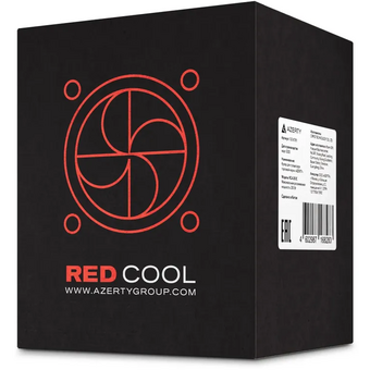  Кулер AZERTY Red Cool RCA-200C (120-0781), 4-pin, RGB, 120мм, черный, retail 