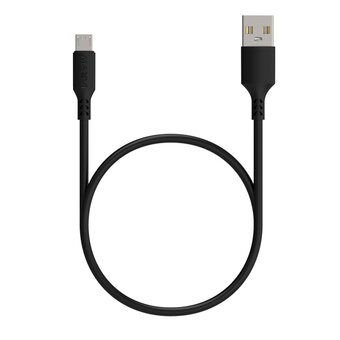 Кабель Maxvi MC-A01 UP black USB-A-microUSB, 3A 