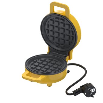  Вафельница Maxvi SM552P желтый 