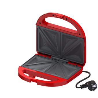  Сэндвичница Maxvi SM752P красный 