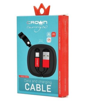  Кабель Crown CMCU-013M (CM000003801) USB - microUSB red 