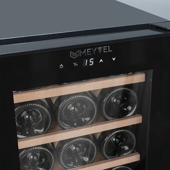  Винный шкаф Meyvel MV18-KBF1 черный 