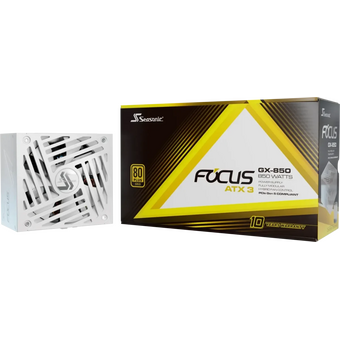  Блок питания Seasonic Focus GX-850 Gen.5 White (Focus (V5) GX-850), 850Вт, 80 Plus Gold, 135мм, retail 
