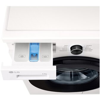  Стиральная машина LG F2Y1WS6W.ABWPCOM белый инвертор 