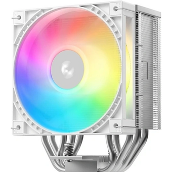  Кулер DEEPCOOL AG500 G2 WH ARGB LGA1851/1700/AM5/AM4 (TDP 250W, PWM, ARGB Fan 120mm, 5 тепл.трубок, белый) Ret 
