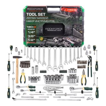  Набор инструментов Rockforce RF-41802+2(63204) 180 + 2 предмета 
