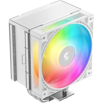  Кулер DEEPCOOL AG500 G2 WH ARGB LGA1851/1700/AM5/AM4 (TDP 250W, PWM, ARGB Fan 120mm, 5 тепл.трубок, белый) Ret 