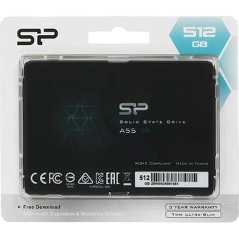  SSD Silicon-Power Ace A55 (SP512GBSS3A55S25) 512Gb 