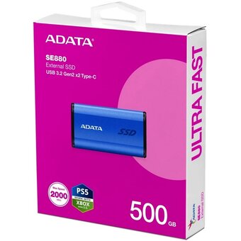  Внешний SSD A-Data Elite SE880 500Gb (AELI-SE880-500GCBU) 