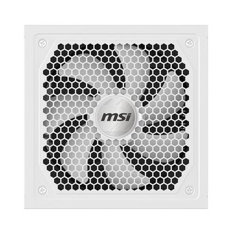  Блок питания MSI Mag A1000GL PCIE5 White (306-7ZP9B51-CE0) 1000W, 80+ Gold, полностью модульный, ATX 3.1, PCIE5.1, Белый, RTL 
