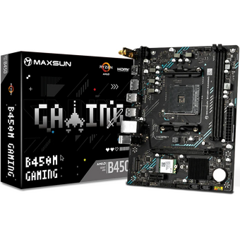  Материнская плата Maxsun MS-B450M Gaming Wifi 