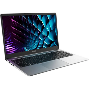  Ноутбук Tecno MegaBook K15SFA (71005000403-Win11H) Ryzen 5 7535HS 16Gb SSD1Tb AMD Radeon 660M 15.6" IPS FHD (1920x1080) grey WiFi BT Cam 6060mAh 
