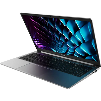  Ноутбук Tecno MegaBook K15SFA (71005000403-Win11H) Ryzen 5 7535HS 16Gb SSD1Tb AMD Radeon 660M 15.6" IPS FHD (1920x1080) grey WiFi BT Cam 6060mAh 