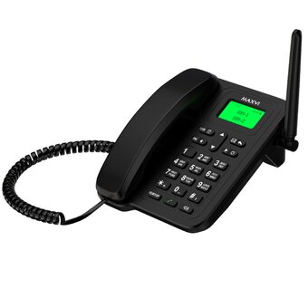  Стационарный телефон Maxvi RT-01 черный 