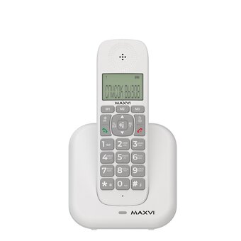  Радиотелефон Maxvi AM-02 белый 