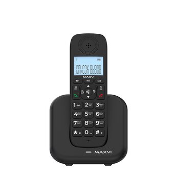  Радиотелефон Maxvi AM-02 черный 