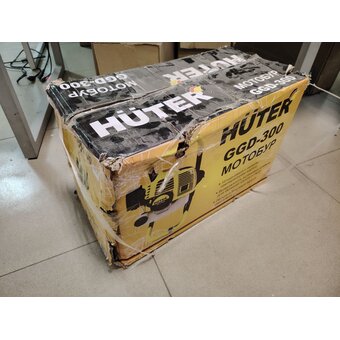  УЦ Мотобур HUTER GGD-300 (плохая упаковка, потертости на корпусе) 