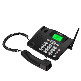  Стационарный телефон Maxvi RT-02 черный 