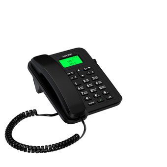  Стационарный телефон Maxvi RT-01 черный 