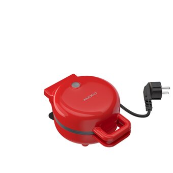  Вафельница Maxvi SM552P красный 