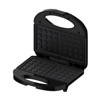  Вафельница Maxvi SM754P черный 