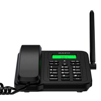  Стационарный телефон Maxvi RT-01 черный 
