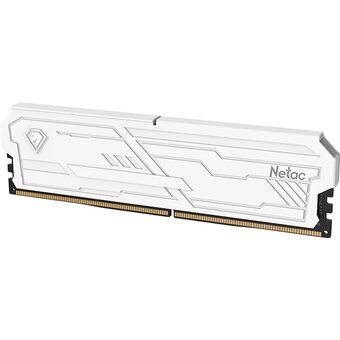  ОЗУ Netac DDR4 Shadow III White (NTSHD4P26SP-16W) 16Gb, 2666Mhz, CL19, с радиатором 