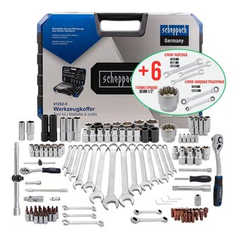  Набор инструментов Scheppach Sch-41252-5/Premium/(64484) 