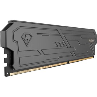  ОЗУ Netac DDR4 Shadow III Black (NTSHD4P26SP-08K) 8Gb, 2666Mhz, CL19, с радиатором 