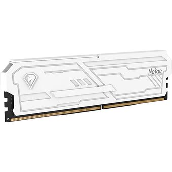  ОЗУ Netac DDR4 Shadow III White (NTSHD4P26SP-16W) 16Gb, 2666Mhz, CL19, с радиатором 