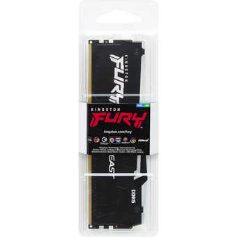  ОЗУ Kingston Fury Beast Black RGB (KF556C40BBA-64) DDR 5 DIMM 64Gb PC44800, 5600Mhz, XMP CL40 (retail) 