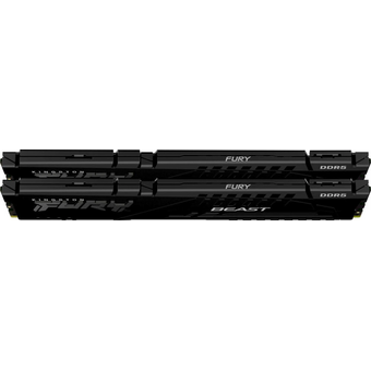  ОЗУ Kingston Fury Beast Black RGB (KF556C40BBAK2-128) DDR 5 DIMM 128Gb PC44800, 5600Mhz, CL40 (Kit of 2) 