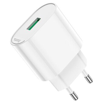  Зарядное устройство HOCO C109A (10.5W) Fighter single port charger (Type-c) (EU) White 