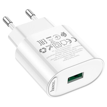  Зарядное устройство HOCO C109A (10.5W) Fighter single port charger (Type-c) (EU) White 