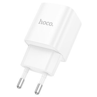  Зарядное устройство HOCO C147A Charm PD20W+QC3.0 Charger (EU) White 