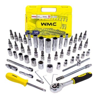 Набор инструментов WMC TOOLS WMC-2531-5 Euro(51117) 53 предмета 