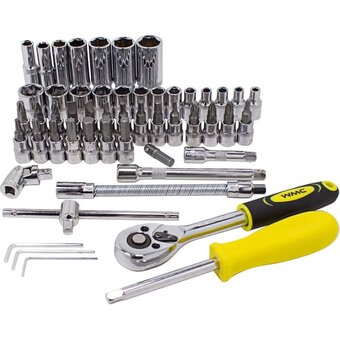  Набор инструментов WMC TOOLS WMC-2531-5 Euro(51117) 53 предмета 