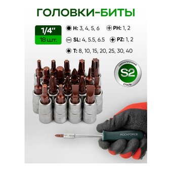  Набор инструментов Rockforce RF-4821-5 Gold(62161) 82+6 предметов 