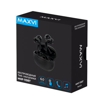  Наушники Maxvi MHF-115BT черный 