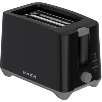  Тостер Maxvi KT725P черный 