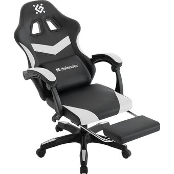  Кресло DEFENDER Runa Pro (64813) Черн/бел 