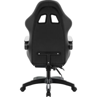  Кресло DEFENDER Runa Pro (64813) Черн/бел 