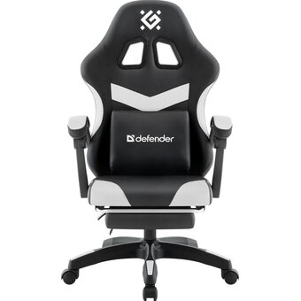  Кресло DEFENDER Runa Pro (64813) Черн/бел 