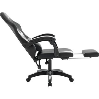  Кресло DEFENDER Runa Pro (64813) Черн/бел 