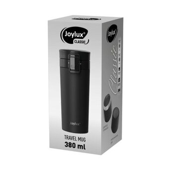  Термокружка JOYLUX Classic 700270 нерж, 380мл черный матовый 