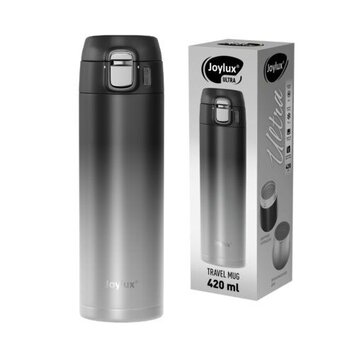  Термокружка JOYLUX Ultra Gradient 700274 нерж, 420мл черный/серый 